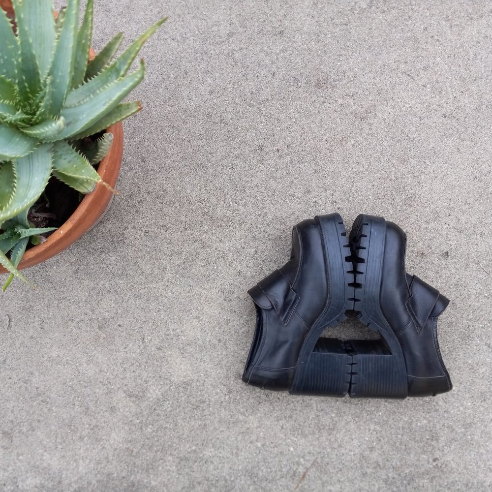 Vintage 90s Lug Sole Chunky Creeper Loafers True Vintage Goth Dark Academia